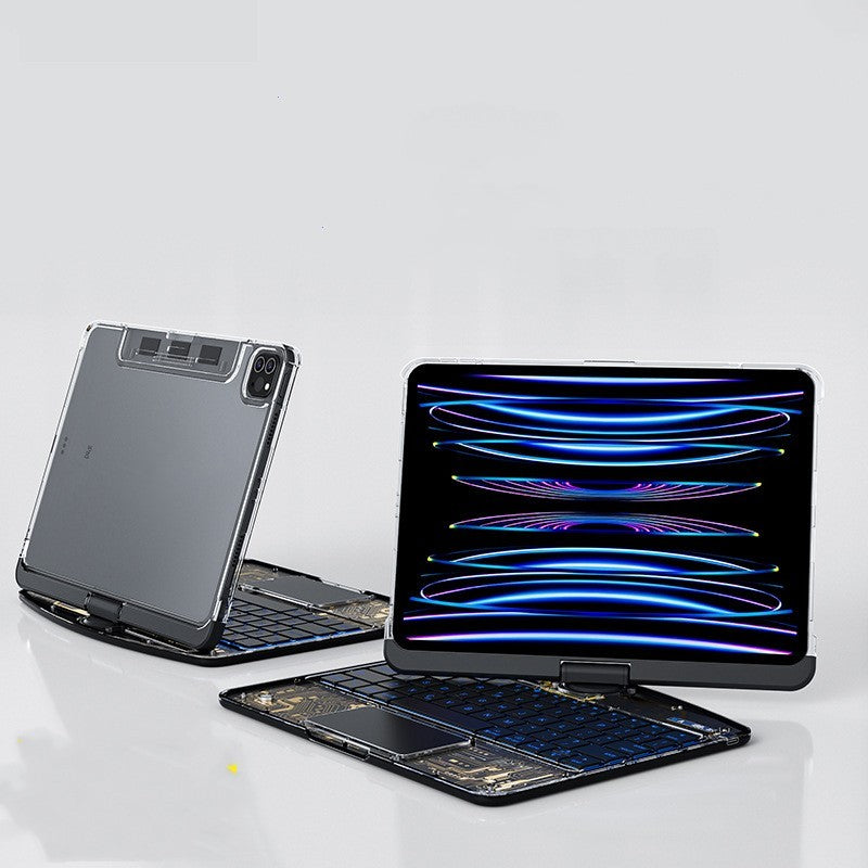 2-in-1 Wireless Keyboard & Transparent Case for iPad Pro / Air