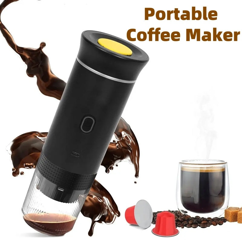 3-in-1 Portable Espresso Maker – Travel-Friendly & Rechargeable