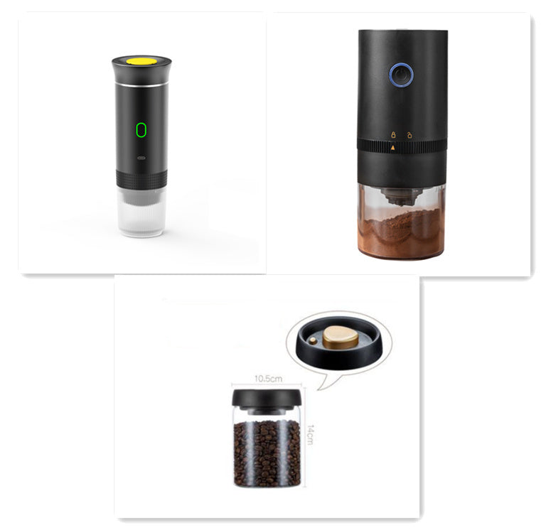 3-in-1 Portable Espresso Maker – Travel-Friendly & Rechargeable